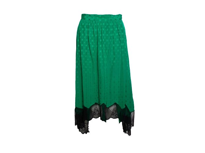 Falda plisada deluxe Joslin Jac de Zadig & Voltaire Verde