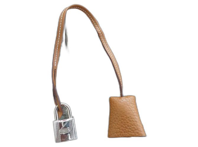 campanella, cerniera e lucchetto hermès per borsa hermès victoria Argento Acciaio