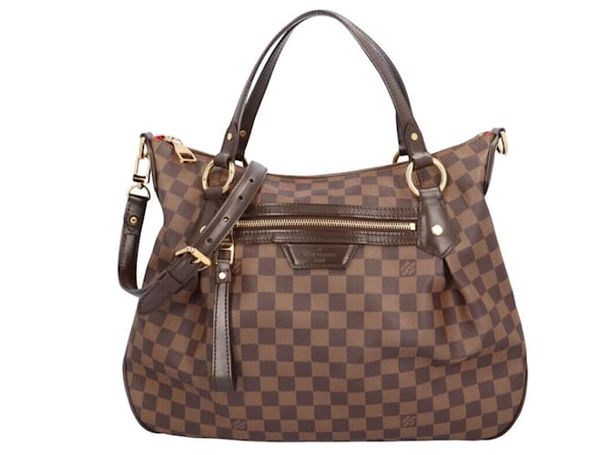 Borsa a Spalla Evora MM Damier Louis Vuitton Marrone Damier ebene Tela  ref.1502964