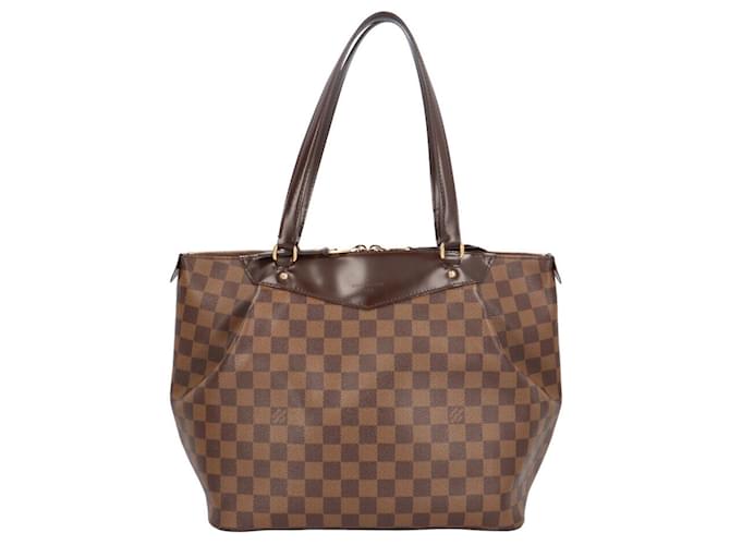 Sac à épaule Damier Westminster GM de Louis Vuitton Toile Marron Damier ebène  ref.1503006