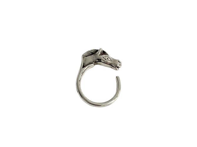 Ring Hermès Anello Cavallo HERMES Argento Argento