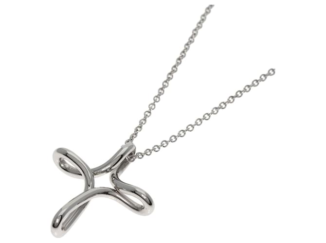 Collana Croce Infinita Tiffany & Co. in Platino  ref.1503262