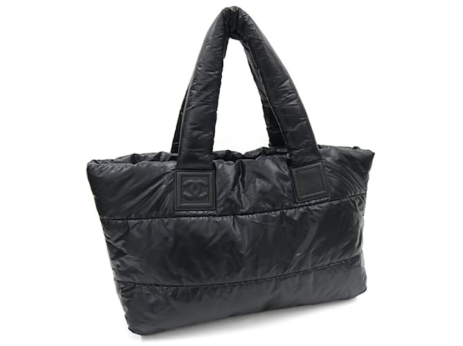 Chanel Tote Bag Coco Cocoon GM 7107 Black Nylon  ref.1503394