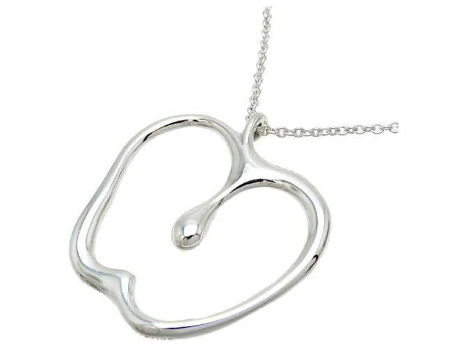 Tiffany & Co Tiffany SV925 Apple Women's Necklace Silvery Silver  ref.1503406