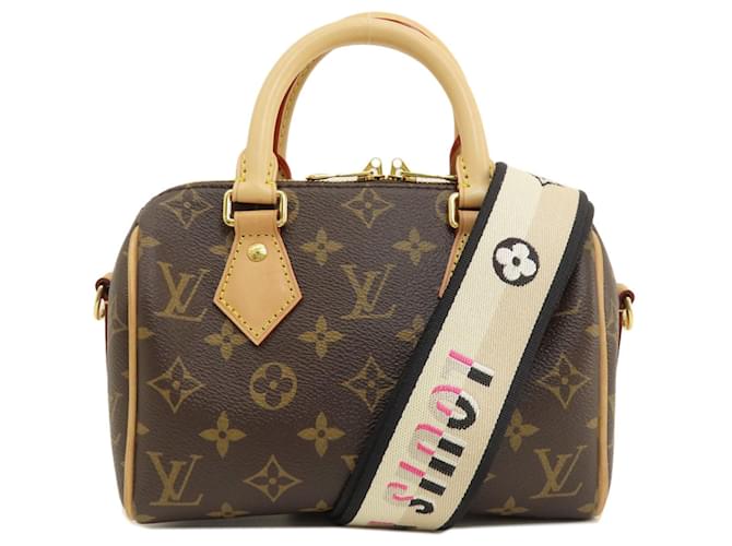 Sac à main Louis Vuitton Monogram Speedy Bandoulière 20 Cuir vernis Monogramme  ref.1503410