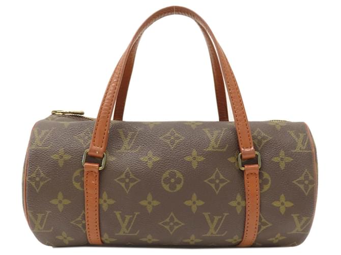 Bolsa Louis Vuitton Monogram Papillon 26 Marrom Monograma Couro envernizado  ref.1503500