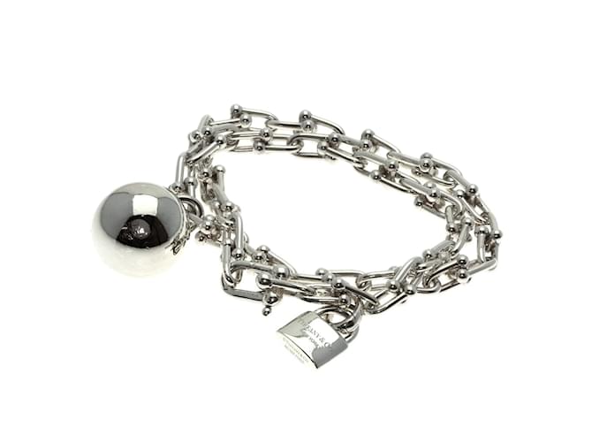 Tiffany & Co Pulseira pequena envolvente Tiffany HardWear Prata  ref.1503646
