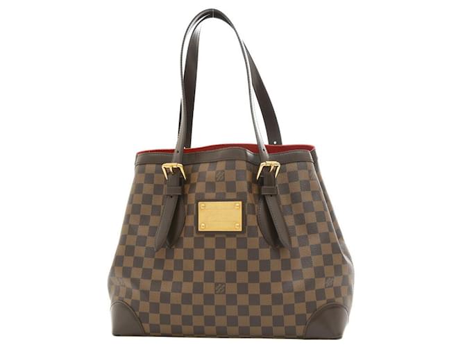 Louis Vuitton Damier Hampstead GM Tote Bag Braun Damier ebene Leinwand  ref.1503698