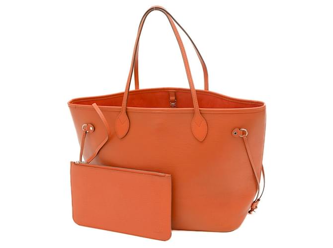 Sac tote Epi Neverfull MM de Louis Vuitton Cuir Orange  ref.1503748