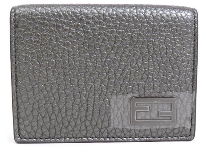 折りたたみ財布 FENDI Wallets Women Leather Gray/Truffle Fendi Diagonal Wallet Leather Gray | Fendi