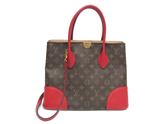 Louis Vuitton Monogram Flandrin Handbag Red Leather Patent leather  ref.1504095