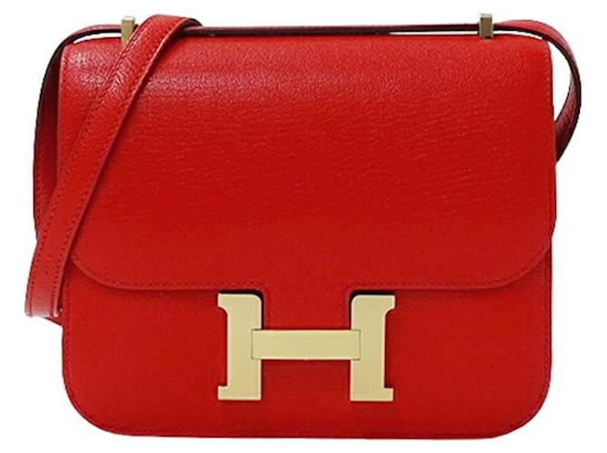 Hermès Hermes Constance 3 Miroir Schultertasche Diamant  ref.1504139