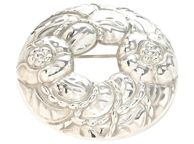 Georg Jensen Blumenkranz Brosche #42