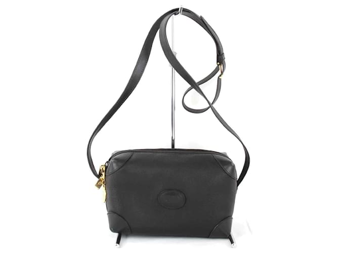 Sac à épaule entrelacé Gucci Cuir Noir  ref.1504285