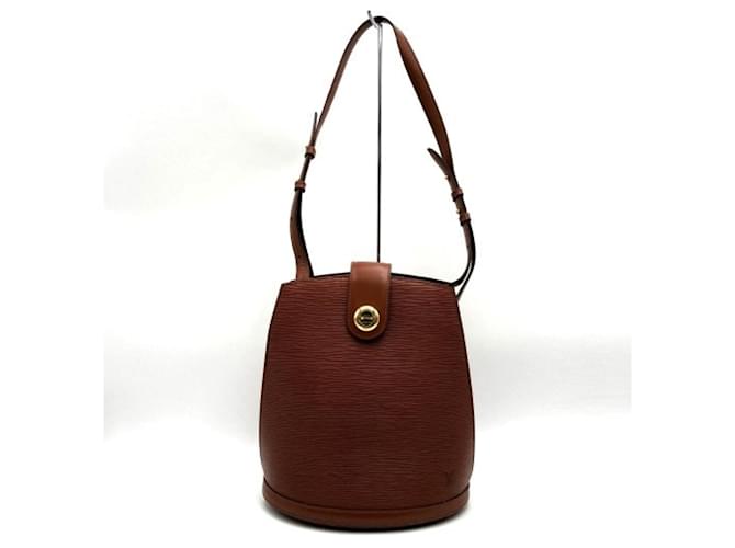 Sac à main épaule Cluny Louis Vuitton Cuir Marron  ref.1504297