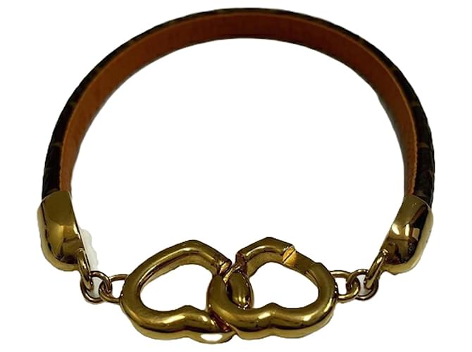 Bracelet Charme Monogram Louis Vuitton Cuir vernis Monogramme  ref.1504312