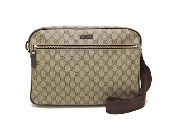 Bolso de Hombro Gucci GG Supreme Beige Lienzo  ref.1504628