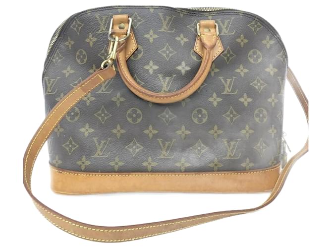 Louis Vuitton Alma Handbag M51130 Monogram Patent leather  ref.1504640