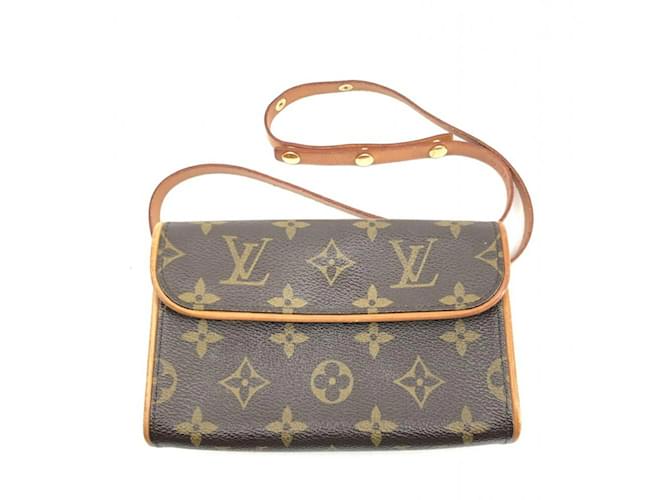 Pochette Twin M51854 di Louis Vuitton Marrone Tela  ref.1504703