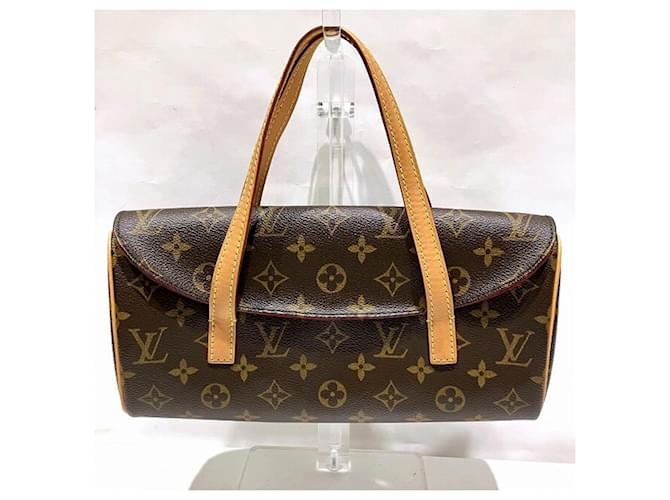 Sac à main Sonatine Monogram Louis Vuitton Cuir vernis Marron  ref.1504710