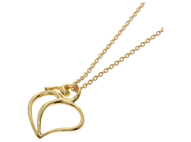 Collier en forme de cœur Apple de Tiffany & Co. Or jaune  ref.1504778