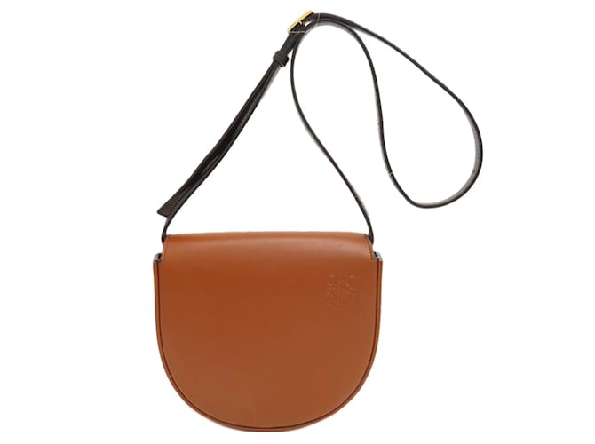 Loewe Heel Duo Shoulder Bag Brown Leather  ref.1504793