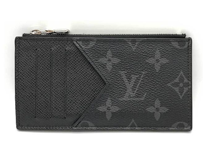 Kartenetui Monogram Eclipse Louis Vuitton Schwarz Monogramm