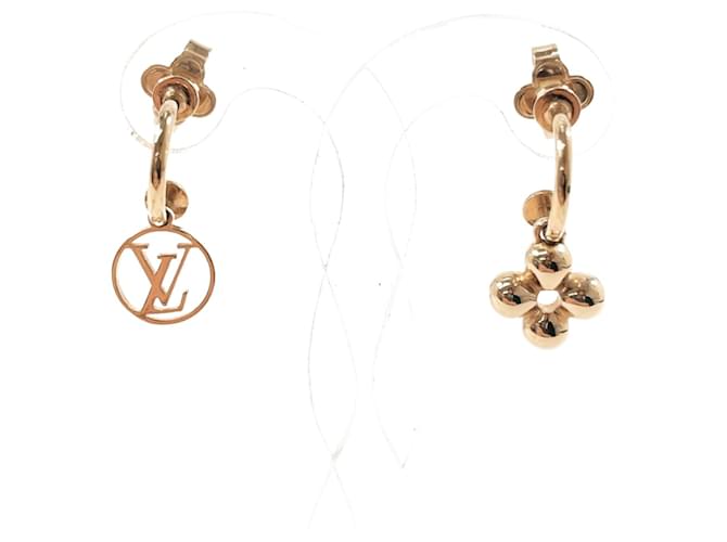 Boucles d'oreilles Blooming Louis Vuitton Métal Doré  ref.1504967