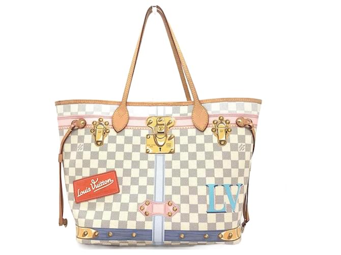 Louis Vuitton Neverfull MM Summer Trunk Collection Cloth  ref.1505219