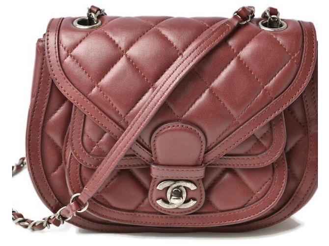 Borsa Saddle di Chanel in Bordeaux Bordò