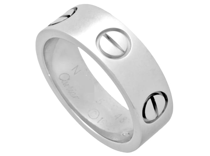 Cartier Love Band Ring in 18K White Gold  ref.1505448