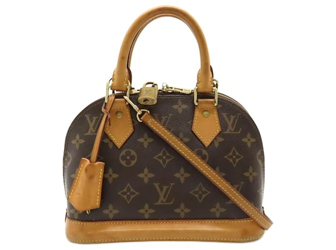 Sac à main Alma BB Monogram Louis Vuitton Cuir vernis  ref.1505461