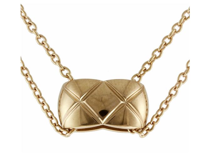 Collar Coco Crush CHANEL en oro rosa de 18 quilates