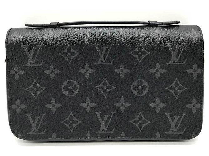Cartera larga Zippy XL Monogram Eclipse Negra Louis Vuitton Negro