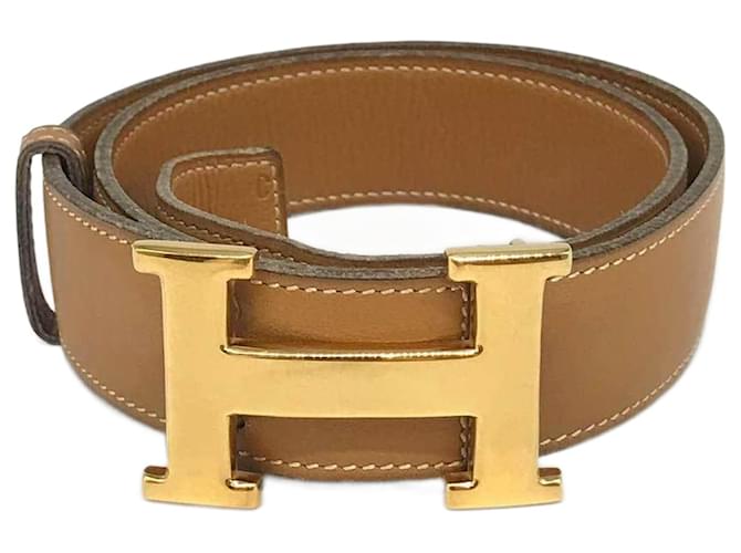 Hermes Ceinture Constance Hermes en cuir marron ref.1505901 Joli Closet