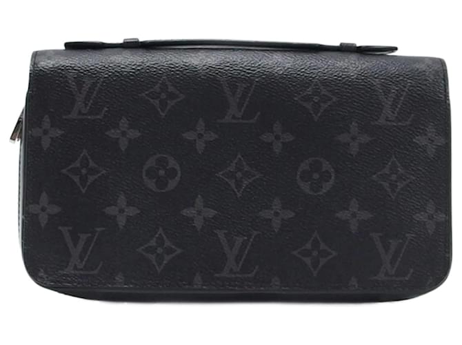 Cartera larga Zippy XL Monogram Eclipse Louis Vuitton Monograma Lienzo  ref.1505942