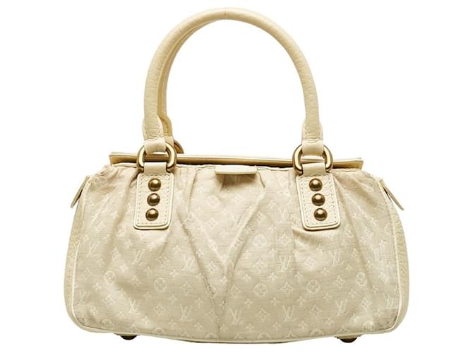 Borsa a mano Trapeze PM Monogram Louis Vuitton Beige Pelle Tela  ref.1506035