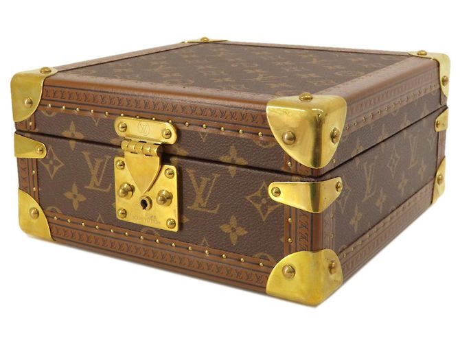 Cofre de joyas Monogram Louis Vuitton Castaño Monograma