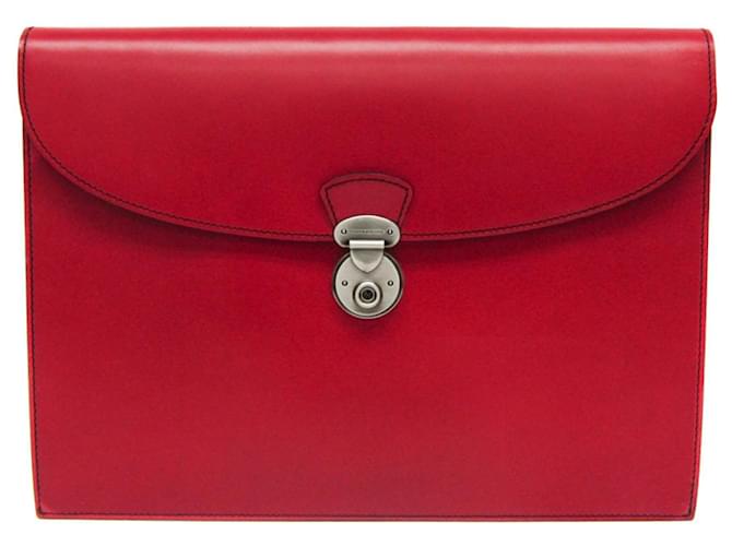 Autre Marque COCOMEISTER Red Leather Clutch Bag  ref.1506394