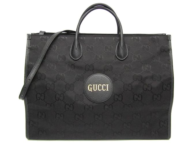 Bolso Gucci Off The Grid GG 630353 Negro Cuero Lienzo  ref.1506511