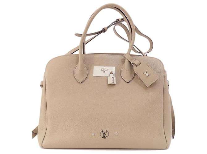 Louis Vuitton M51685 Mira MM Tourterelle Handbag Brown Leather ref.1506547  - Joli Closet