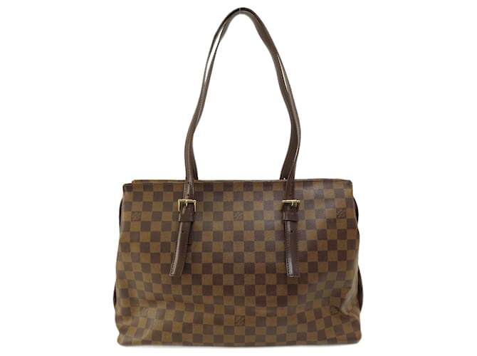 Sac tote Chelsea Damier Ébène Louis Vuitton Toile Damier ebène  ref.1506564