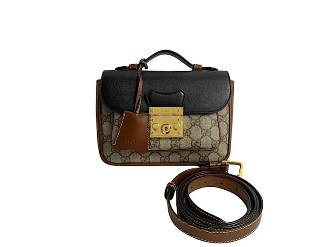 Buy neu Gucci Leder Tasche Padlock