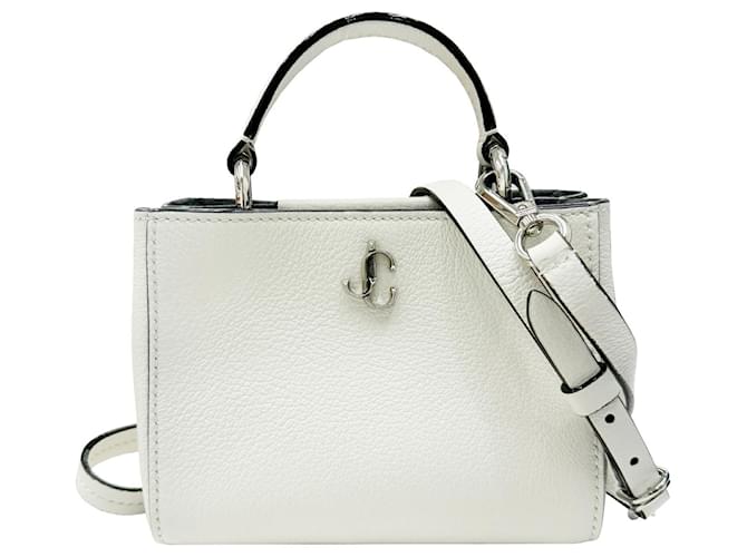 Sac à main Varennes de Jimmy Choo Cuir Blanc  ref.1506693