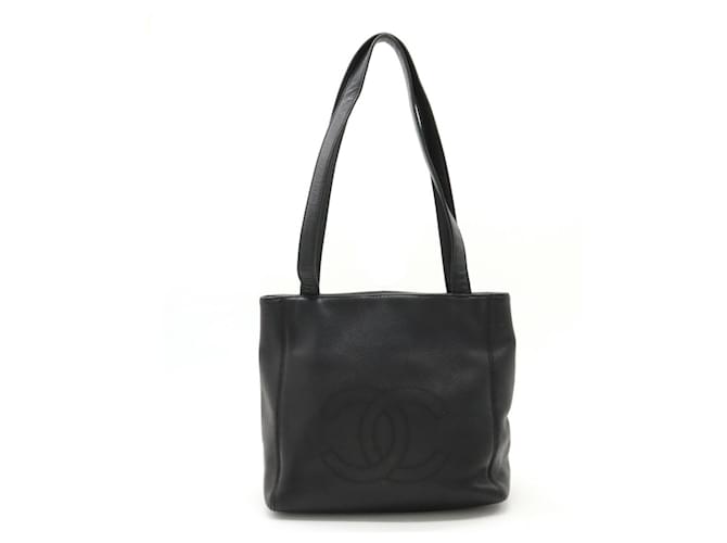 Sac tote Cocomark de Chanel Cuir Noir  ref.1506878