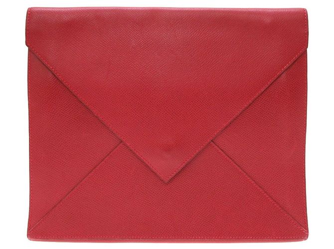 Sac à main rouge Hermès Couchevel