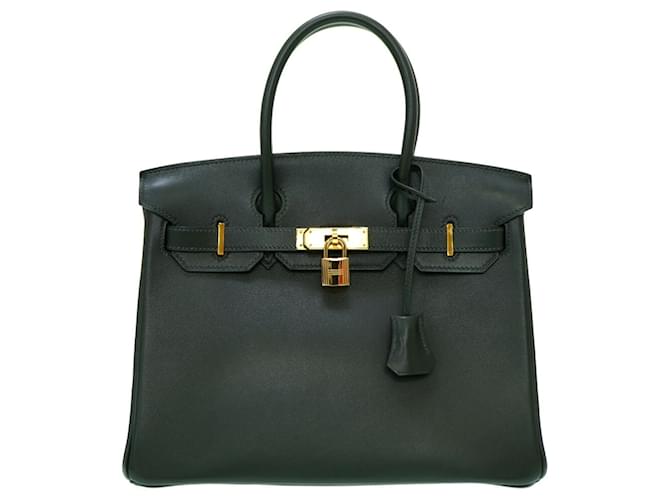 Hermès Hermes Birkin 30 Handtasche in Voga River Veil Olivgrün  ref.1507033