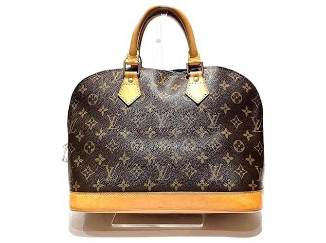 Bolsa de mão Alma Monogram Louis Vuitton Monograma Couro envernizado  ref.1507041