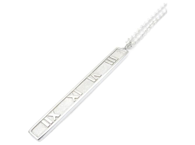 Tiffany & Co. Atlas Bar Necklace Silver  ref.1507178