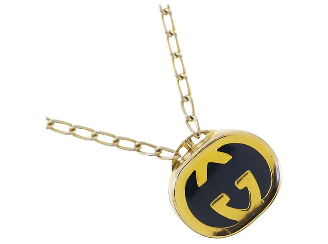 Collar de cohete chapado en oro Gucci Dorado
